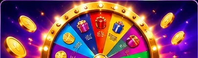 Colorful spin wheel